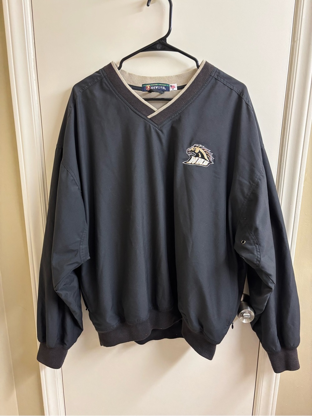 Divots WMU Broncos Pullover Windbreaker Black XL